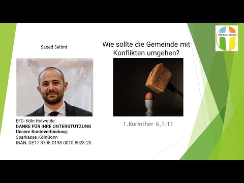 Saeed Salimi | Wie sollte die Gemeinde mit Konflikten umgehen?