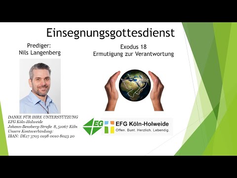 EFG Köln-Holweide | Einsegnungsgottesdienst | Nils Langenberg