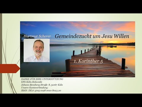 Hartmut Scherer | Gemeindezucht um Jesu Willen